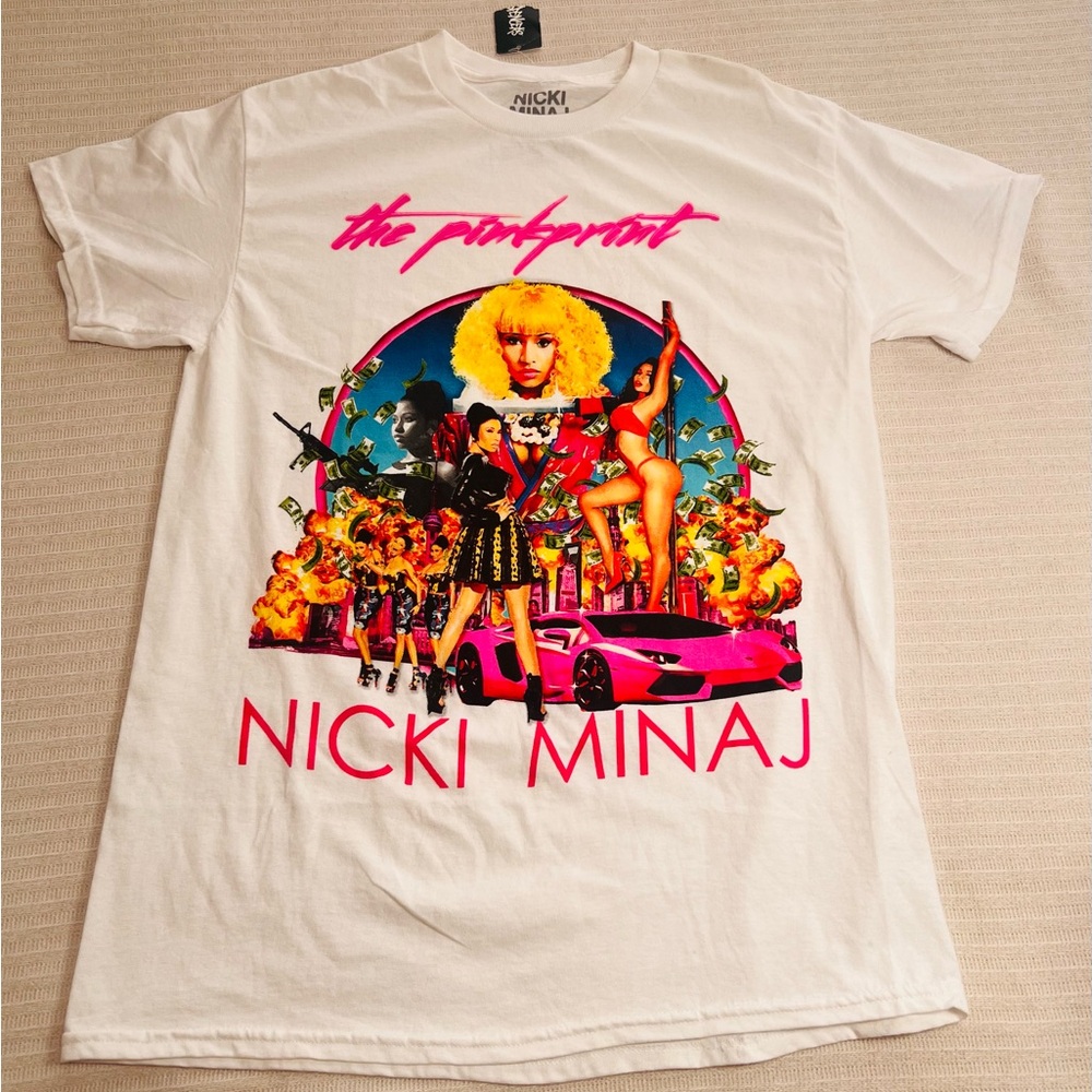 Nicki Minaj The Pinkprint Vibrant Graphic Tee.Original 2014 release.